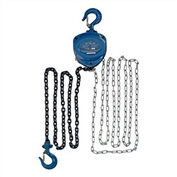 Таль цепная, 1 т, h подъема 2.5 м, расстояние между крюками 350 мм Stels