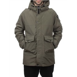 8897 GREEN Куртка мужская зимняя облегченная (130 гр. холлофайбер)