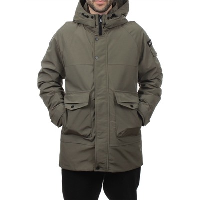 8897 GREEN Куртка мужская зимняя облегченная (130 гр. холлофайбер)