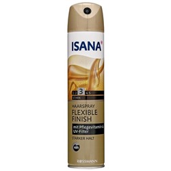 ISANA Haarspray Flexible Finish Лак для волос Свободные локоны сильная фиксация 250 г