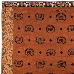 "Missoni-3027" Полотенце махровое 100х150см, плотность 375гр/м2, 100% хлопок, оранжевый, Bolangde (Китай)