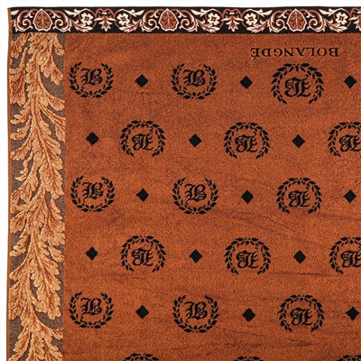 "Missoni-3027" Полотенце махровое 100х150см, плотность 375гр/м2, 100% хлопок, оранжевый, Bolangde (Китай)