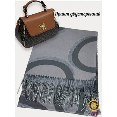 Палантин теплый кашемировый двусторонний Арт 2554Ш/12