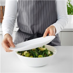 OFTAST ОФТАСТ, Сервировочная миска, белый, 23 см