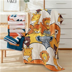 Муслиновое пляжное банное полотенце 70*140cm