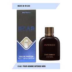 Парфюм Beas Dolce & Gabbana Intenso for men M233 10 ml, Парфюм мужской Beas M233 создан по мотивам аромата Dolce & Gabbana Intenso