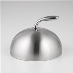 Крышка-Клош, 20×20×14 см, круглая, нержавеющая сталь