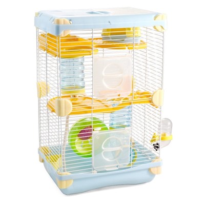 Клетка Triol «Парк приключений» для грызунов, микс цветов, 27.5×20.5×42.5 см