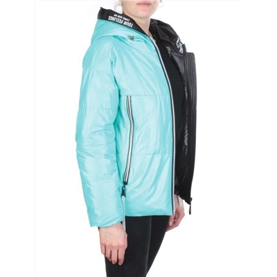 8278 TURQUOISE Куртка демисезонная женская BAOFANI (100 гр. синтепон)