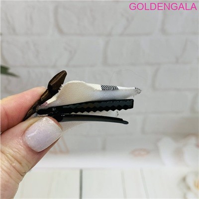 Зажим для волос детский "Уточка" 2 шт 6х6 см УТ14