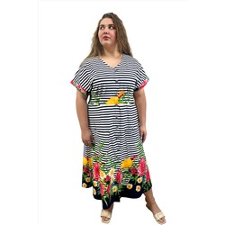 Халат женский на пуговицах Х-21