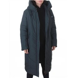 A615 AQUAMARINE Пальто зимнее женское (верблюжья шерсть, 120 гр. холлофайбер)