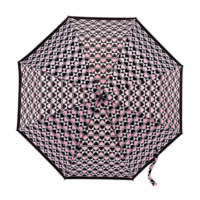 L354-4537 Harlequin Heart (Сердце Арлекина) Зонт женский механика Fulton