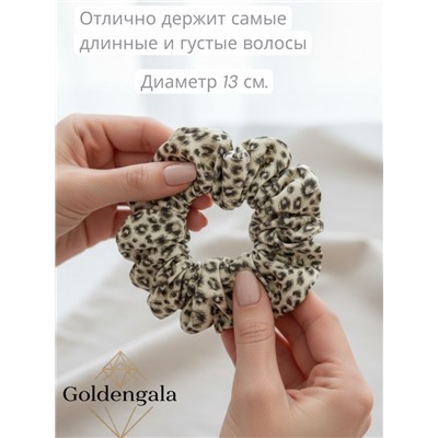 Резинка для волос объемная леопардовая Арт:Р17А/003