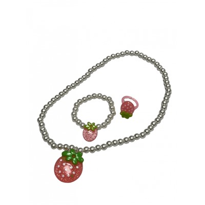 Набор бижутерии из трех предметов для девочек 6 комплектов