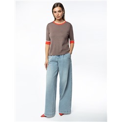 Джемпер тонкой вязки из вискозы