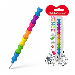 Карандаш ч/г сегментный 1.7мм НВ ErichKrause Bones 48053/1/Китай