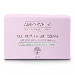 Ночной крем для восстановления клеток (50 мл), Cell Repair Night Cream, произв. Amsarveda