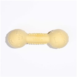 Игрушка плавающая для собак «Топ-гантель» Пижон Premium, вспененный TPR, 11.5 см, жёлтая