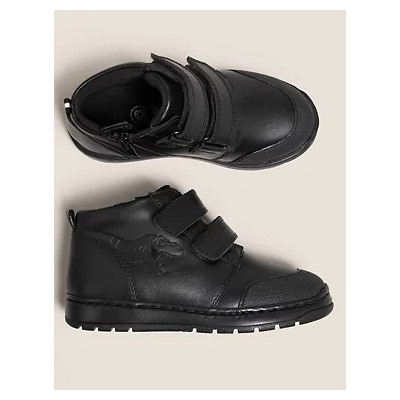 Kids' Leather Dinosaur School Shoes (8 Small - 1 Large)
