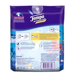 Tempo Feuchtes Toilettenpapier Sanft & Sensitiv Komfortbeutel, 40 St, Темпо Влажная туалетная бумага для нежной и чувствительной кожи, 40 шт.