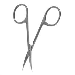 Frau Finger Ножницы маникюрные для кутикулы изогнутые / Classic FS-131DP, матовые, ручная заточка, 10 см