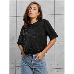 Футболка "Лак" черный женская