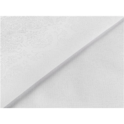 01с-44ЯК  Салфетка 45*45  "Романтика" цв. белый (по 6 шт