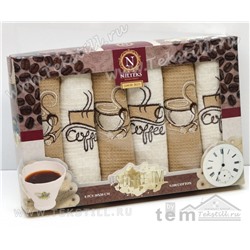 Набор Вафельных Полотенец 30x50 см. 6 шт/уп. Its Coffee Time - Nilteks