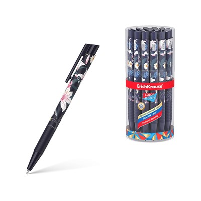 Ручка шариковая автоматическая ErichKrause ColorTouch Matic&Grip Lily 0.7, цвет чернил синий
