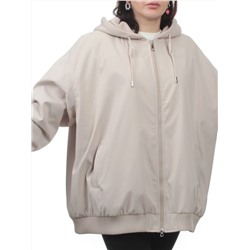 H24-283 LT. BEIGE Куртка демисезонная женская (100 гр. синтепон)