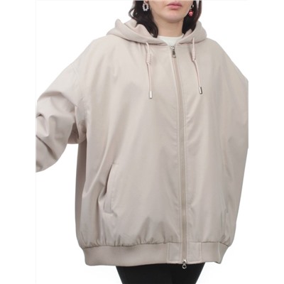 H24-283 LT. BEIGE Куртка демисезонная женская (100 гр. синтепон)