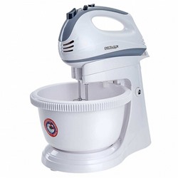 Миксер DELTA LUX DE-7901С Белый с серым 400Вт.5 скоростей Турбо чаша самовращ (4)