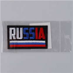 Термонаклейка на одежду «Russia», 7 х 4 см
