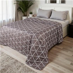 Покрывало LoveLife 1,5сп Grid 150*210±5см, новосатин, 100%п/э