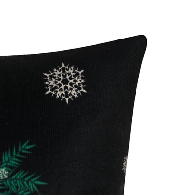 Подушка "Этель" Merry XMAS 40х40 см, 100% п/э, велюр