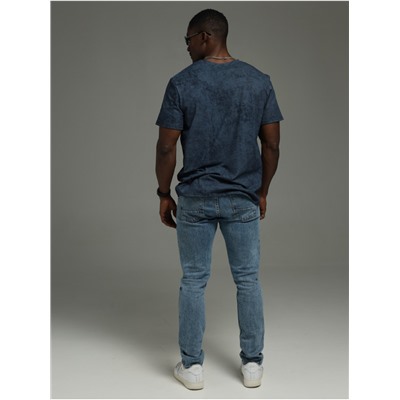 Футболка "Винтаж" синий  Мужская