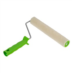 Валик "Велюр" с ручкой, 240 мм, ворс 5 мм, D 36 мм, D ручки 6 мм Сибртех