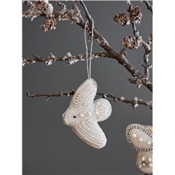 Набор елочных украшений Christmas pearls из коллекции New Year Essential, 4 шт.