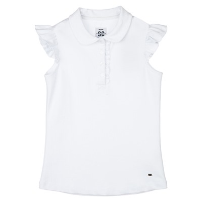 Футболка-поло для девочки