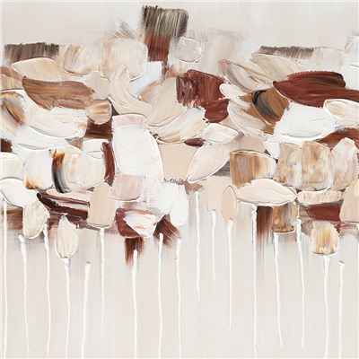 Панно декоративное Fleur, 70х120 см, бежевое