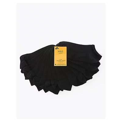7pk of Cotton Trainer Liner Socks