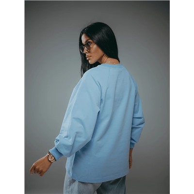 Свитшот Символ голубой Лт