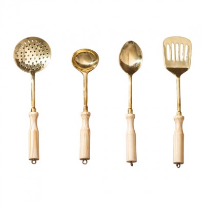 Набор латунных приборов (4 шт), Brass Ladle Set, произв. P-TAL