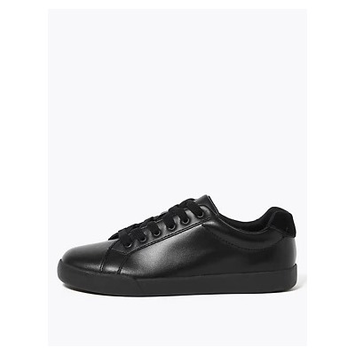 Kids' Leather Freshfeet™ Trainers (13 Small - 9 Large)