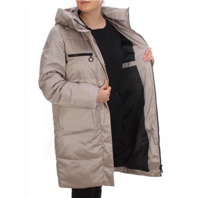 S21122 BEIGE Куртка зимняя женская облегченная Y SILK TREE (150 гр. холлофайбер)