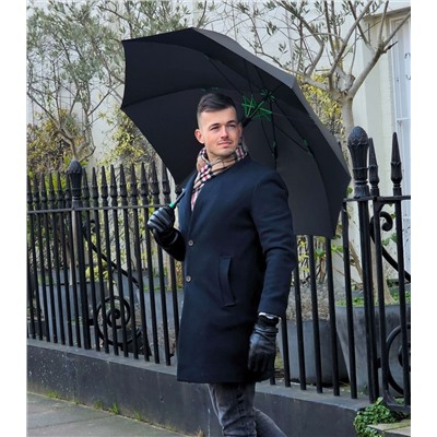 S837-01 Black (Черный) Зонт мужской гольфер Fulton