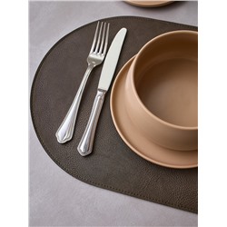 Салфетка сервировочная Pool, 30х45 см, темно-коричневая/молочная