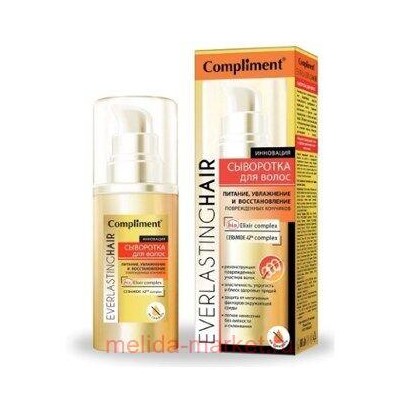 Compliment EverlastingHair Сыворотка для волос глубокое восстановление повреждённых кончиков 60 мл