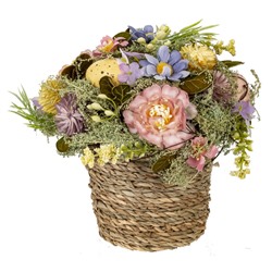 GAEM Цветочная композиция "Пасхальная", L17 W17 H17 см